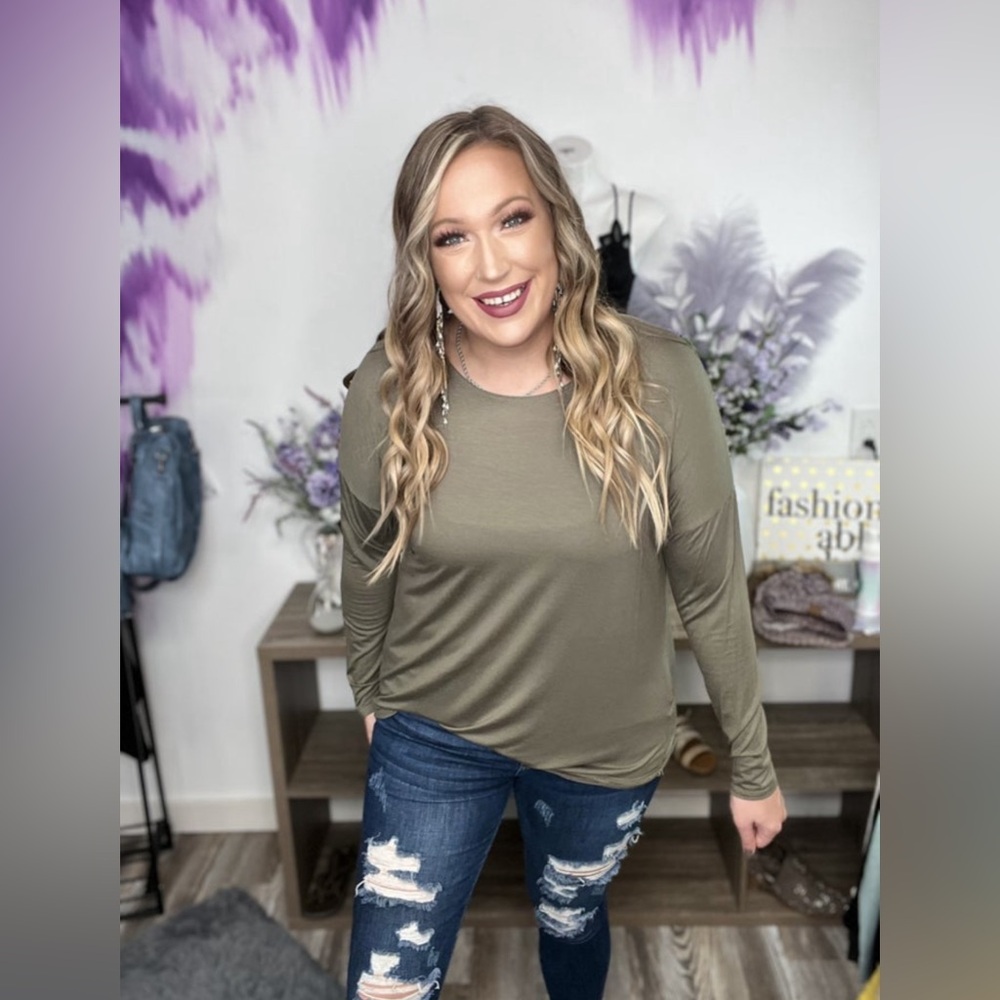 Best intentions top in Olive